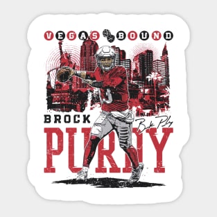 Brock Purdy San Francsico Vegas Bound Sticker